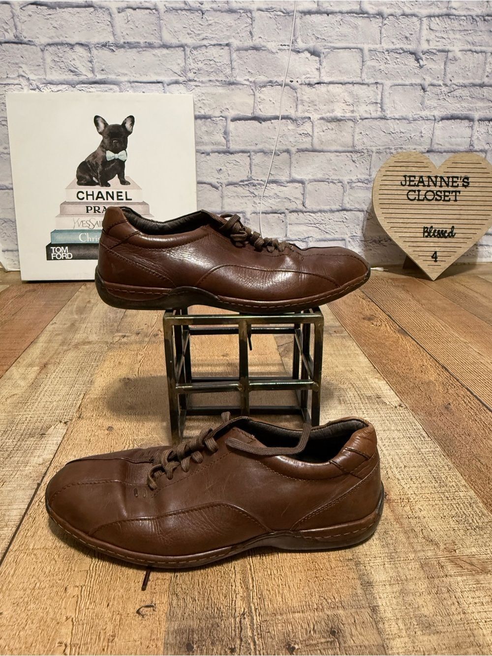 Pikolinos Brown Leather Lace-Up Oxford Shoes - Size 41 (US Men’s 8) - Picture 2 of 10